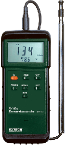 Extech 407123 Heavy Duty Hot Wire Thermo-Anemometer
