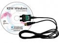 Kyoritsu 8212-USB-W USB Adaptor with "KEW Report (Software)"