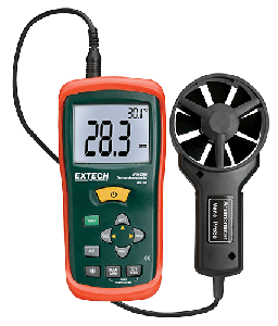 Extech AN200 CFM/CMM Mini Thermo-Anemometer with built-in InfraRed Thermometer