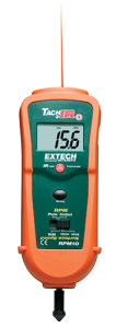 Extech RPM10 Photo/Contact Tachometer with built-in InfraRed Thermometer