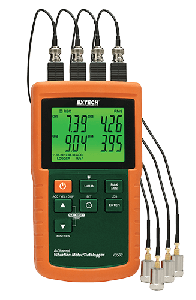 Extech VB500 4-Channel Vibration Meter/Datalogger