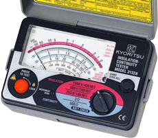 Kyoritsu 3132A Analogue Insulation / Continuity Testers