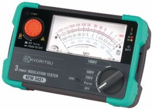 Kyoritsu KEW 3431 Analogue Insulation Testers
